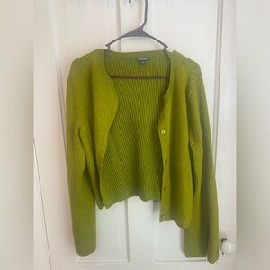 Green cardigan, XXL, Wild Fable, worn once